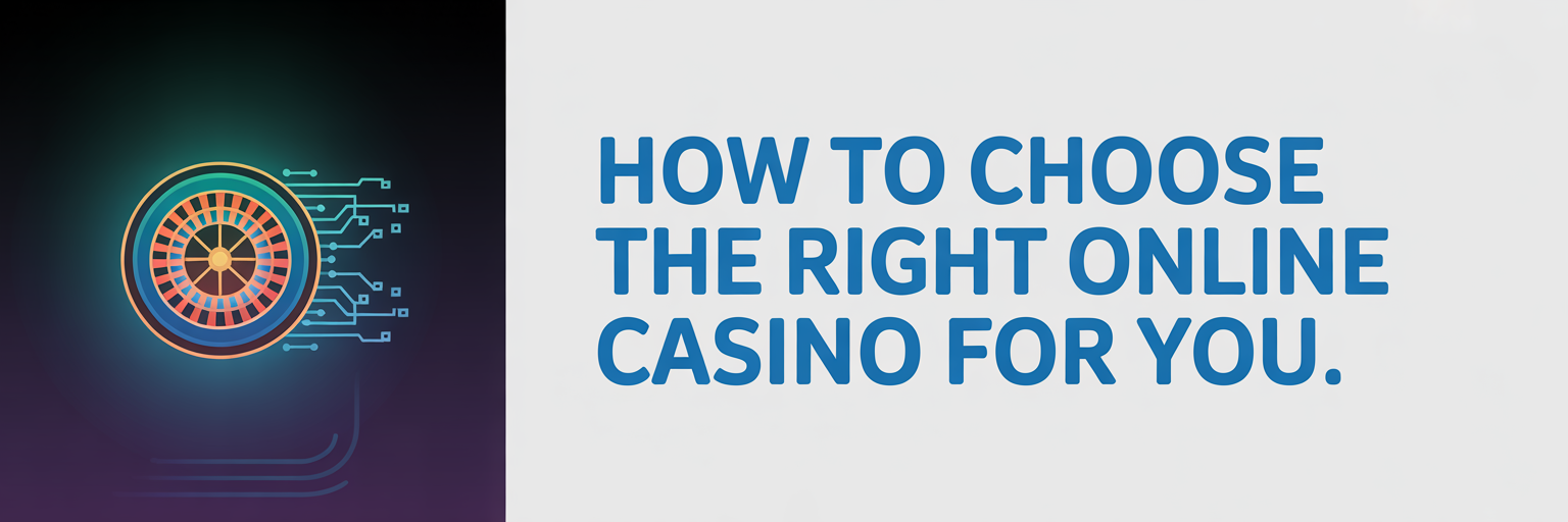 How to Choose the Right Online Casino for You How to Choose the Right Online Casino for You